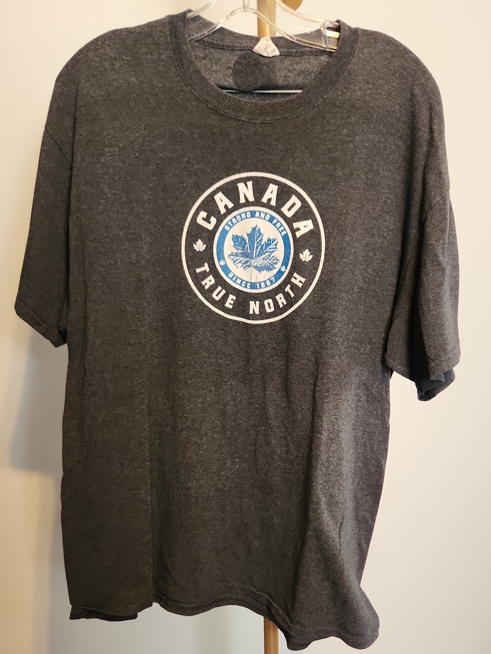 Canada True North Graphic Tee - Charcoal